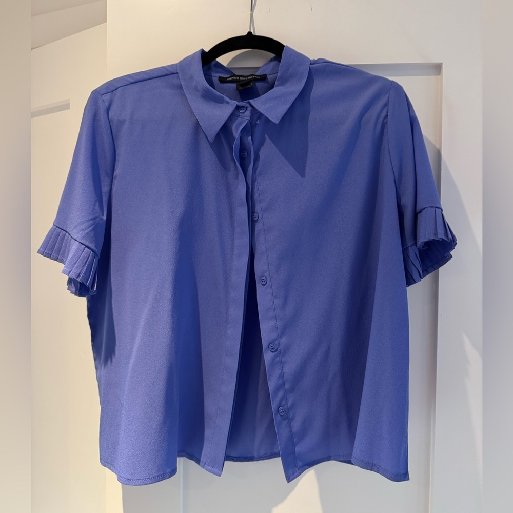 French Connection Cobalt Blue Blouse